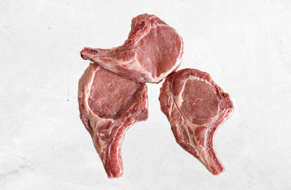 Tyson Fresh Meats Foodservice bone-in loin chops